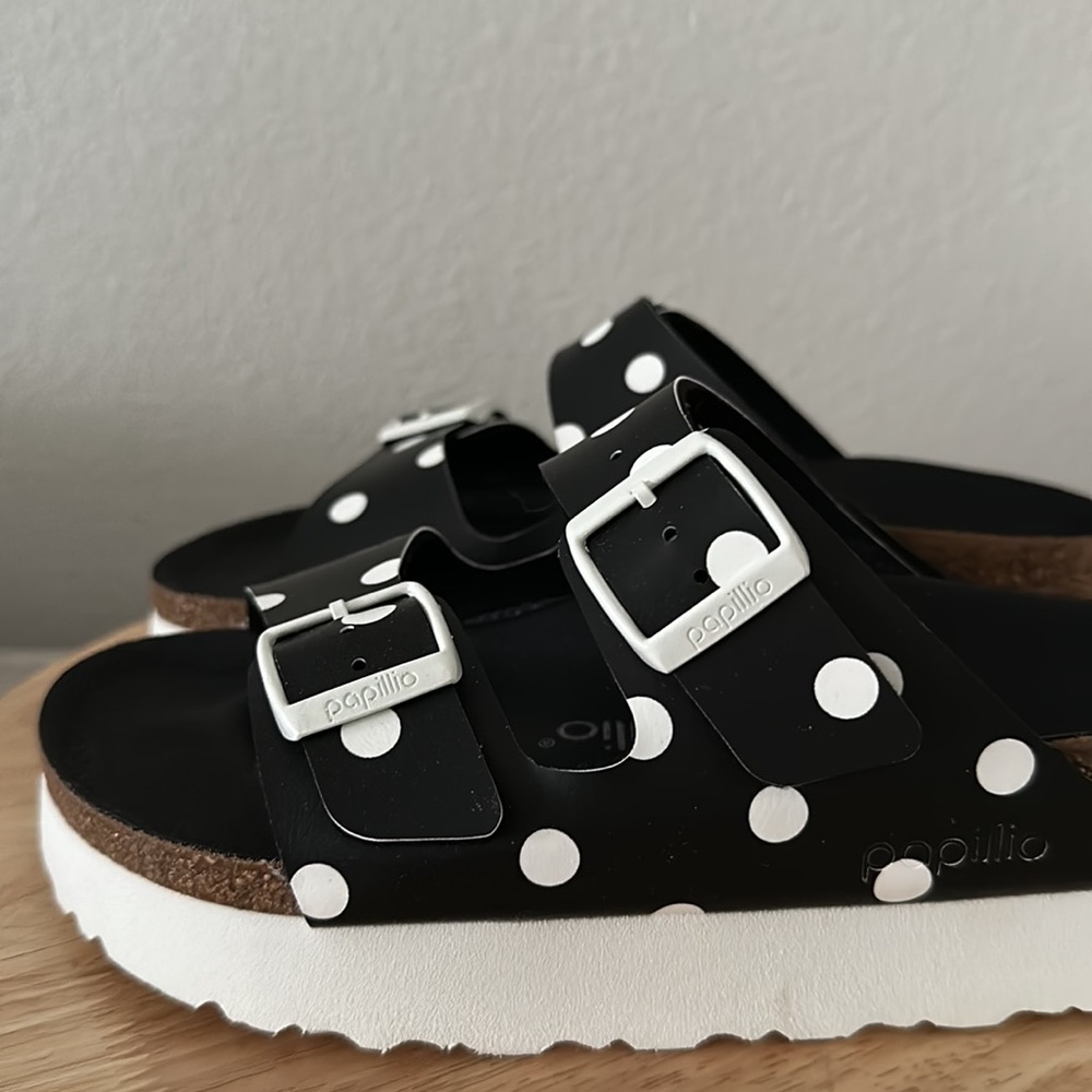 Papillio by Birkenstock Arizona Polkadot Platform Sandal - Picture 6 of 9